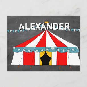 Circus Party-gåvor Inbjudan Vykort