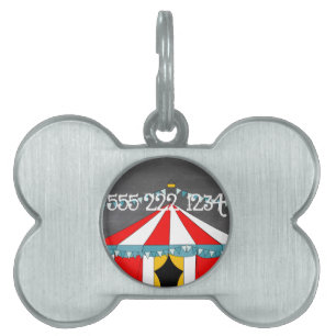 Circus Party-gåvor Namnbricka Husdjur
