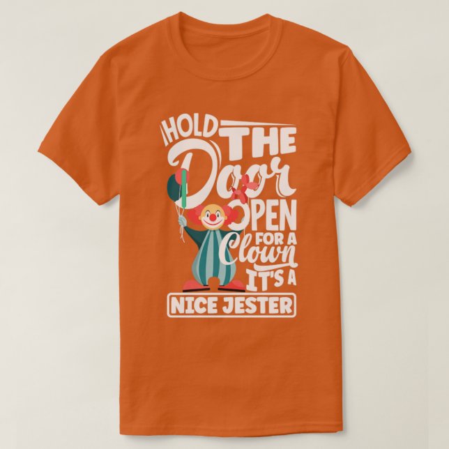 Circus Performer Clown T Shirt (Design framsida)