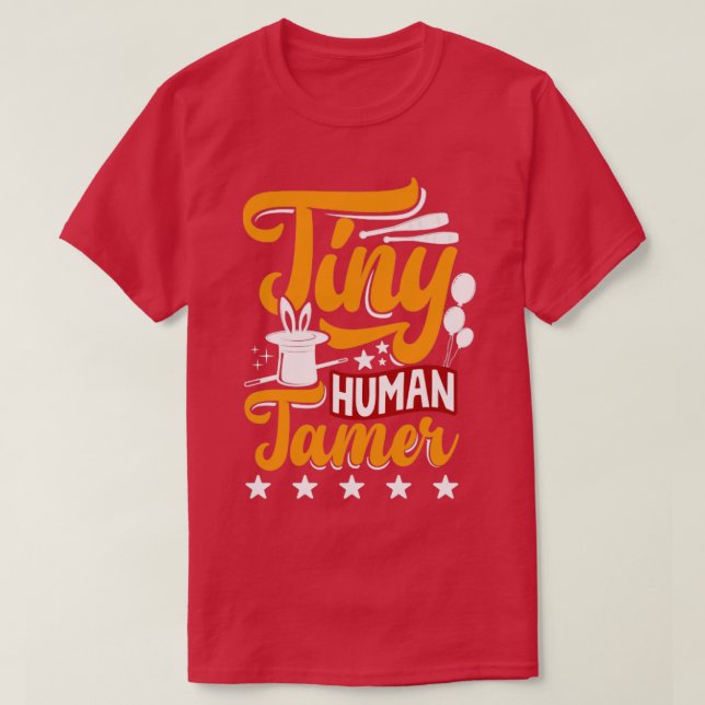 Circus Performer Tiny Human Tamer Funny T Shirt (Design framsida)