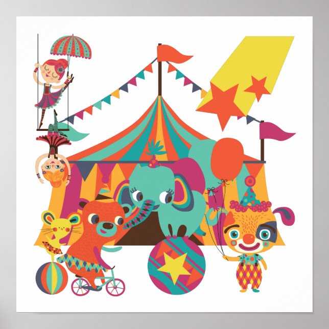 Circus Performers Poster (Framsidan)