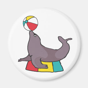 Circus Performing Seal Magnet
