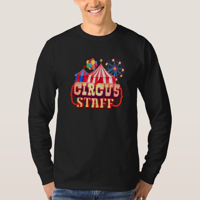 Circus-personalcirkus, evenemang med temat Födelse T Shirt (Framsida)