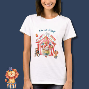 Circus-personalen Big Top Carnival Femte födelseda T Shirt