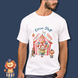 Circus-personalen Big Top Carnival Femte födelseda T Shirt