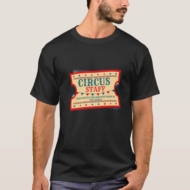 Circus-personalens säkerhetskarnival, Underbar vis T Shirt (Framsida)