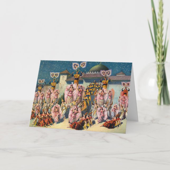 Circus Poster dansare före Moorish Kung Kort (Framsida)