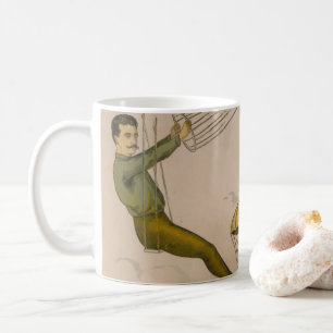 Circus Poster en luftburen ballonsprestanda Kaffemugg