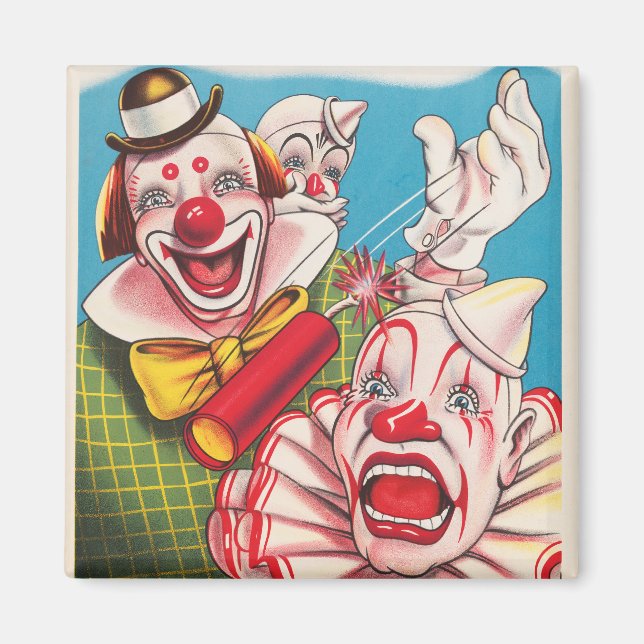 Circus-Poster som visar inkapslat Ansikte och bran Magnet (Framsidan)
