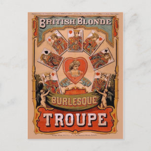 Circus Poster vykort
