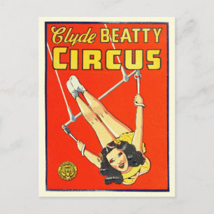 Circus Poster vykort