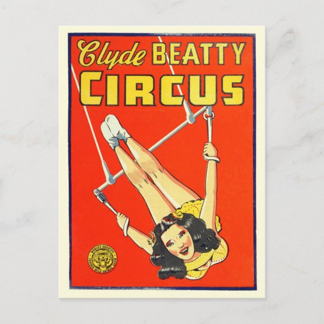 Circus Poster vykort (Framsida)