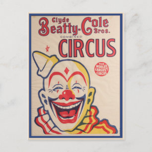 Circus Poster vykort