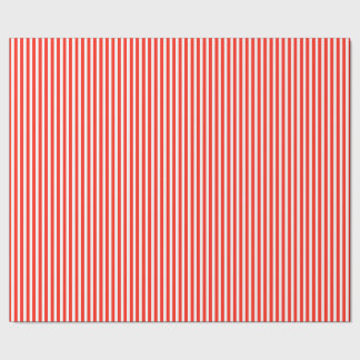 Circus Red and White Cabana Rand Presentpapper