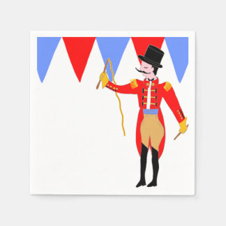 Circus Ring Master Circus Party Pappersservett
