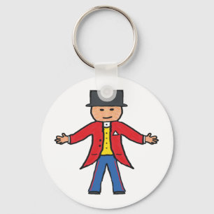 Circus Ringmaster Nyckelring
