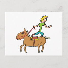 Circus Rodeo Horse Riding Vykort