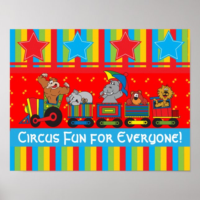 Circus-Roligt för Alla Poster (Framsidan)