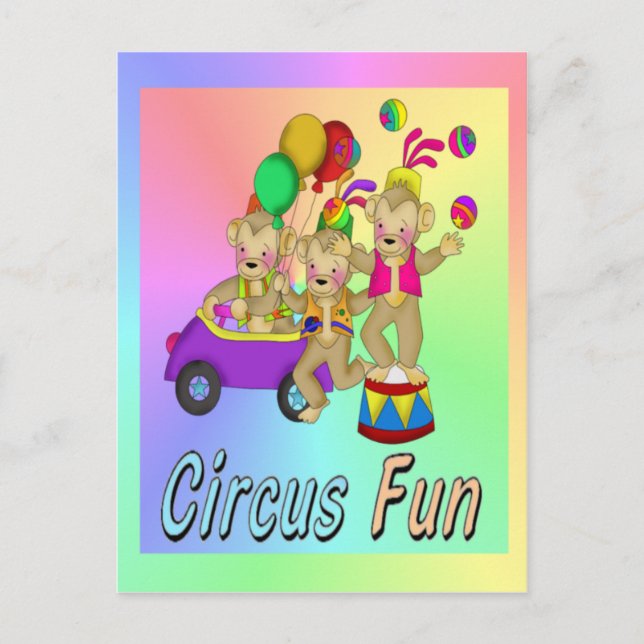 Circus-Roligt Vykort (Framsida)