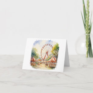 Circus Scene BLANK Kort