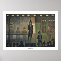 Circus Sideshow av Georges Seurat