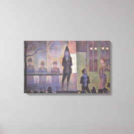 Circus Sideshow av Georges Seurat, Vintage Art Canvastryck