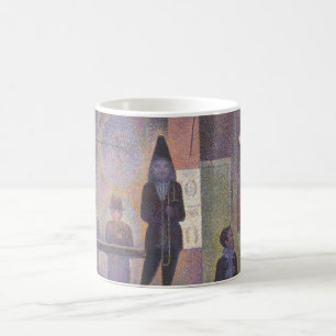 Circus Sideshow av Georges Seurat, Vintage Art Kaffemugg