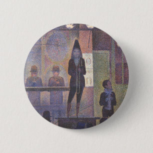 Circus Sideshow av Georges Seurat, Vintage Art Knapp