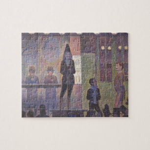 Circus Sideshow av Georges Seurat, Vintage Art Pussel