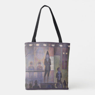 Circus Sideshow av Georges Seurat, Vintage Art Tygkasse