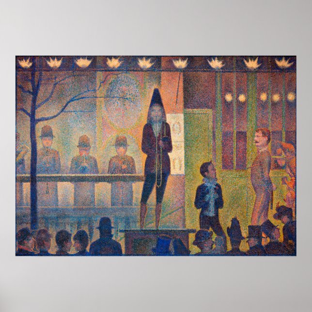 Circus Sideshow - målning av Berömd Poster (Framsidan)