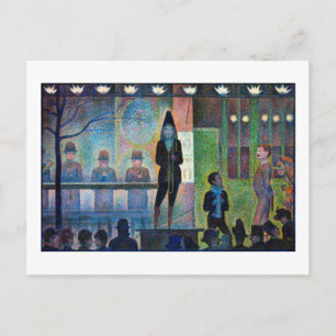 Circus Sideshow, Seurat Vykort