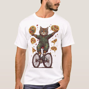 Circus Snack Cat – Rolig Matjonglör Katt.png T Shirt