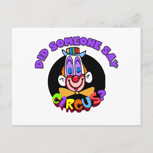 Circus T-shirts och presenter Vykort (Framsida)