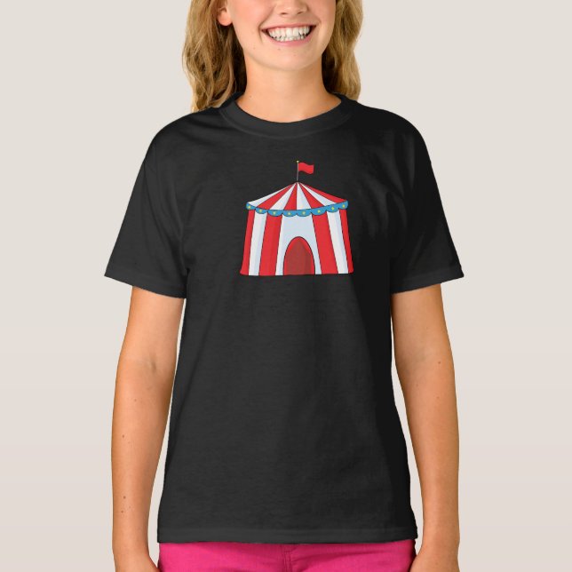 Circus Tält Girls T-Shirt (Framsida)