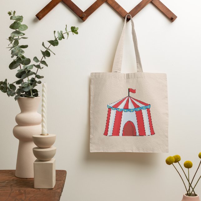 Circus Tält Tote Bag Tygkasse (Skapare uppladdad)