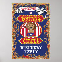 Circus-tema Poster