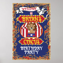 Circus-tema Poster