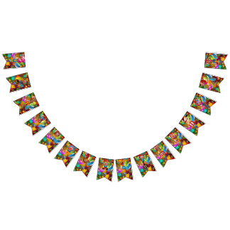 Circus Temaparty Pennant Banner Vimplar