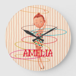 Circus Theme Bedroom Nursery Decor Kids Stor Klocka