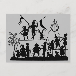Circus Troupe Vykort