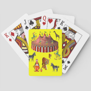 Circus-uppspelningskortsdek Spelkort