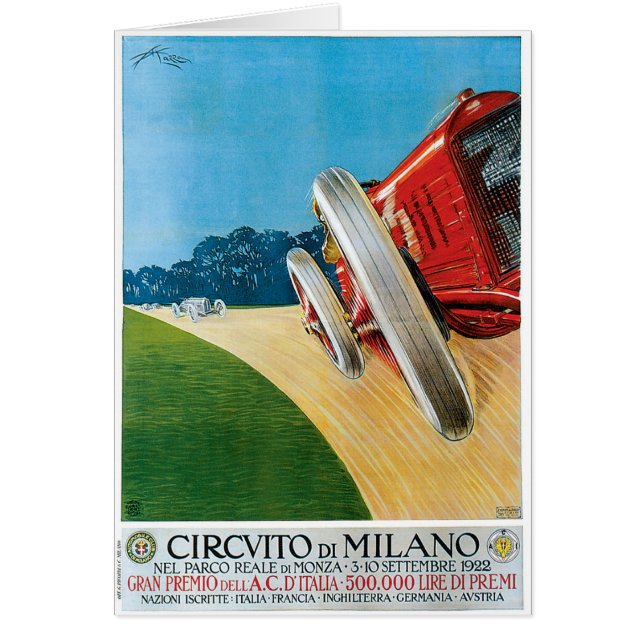 Circvito di Milano Hälsningskort (Framsidan)