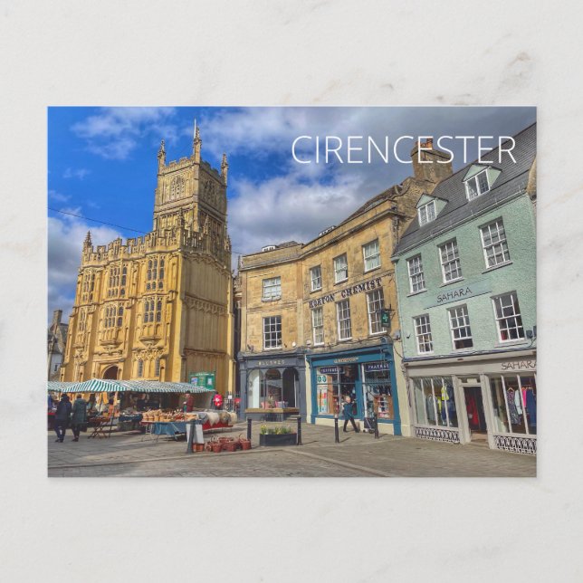 Cirencester Vykort (Framsida)