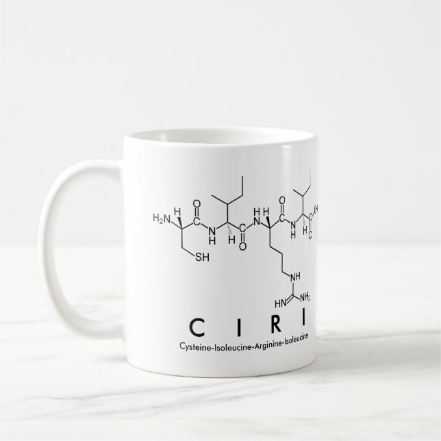 Ciri peptide namn mugg (Vänster)