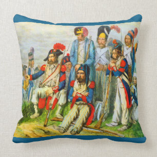 Cirka 1796 Napoleons soldater Kudde