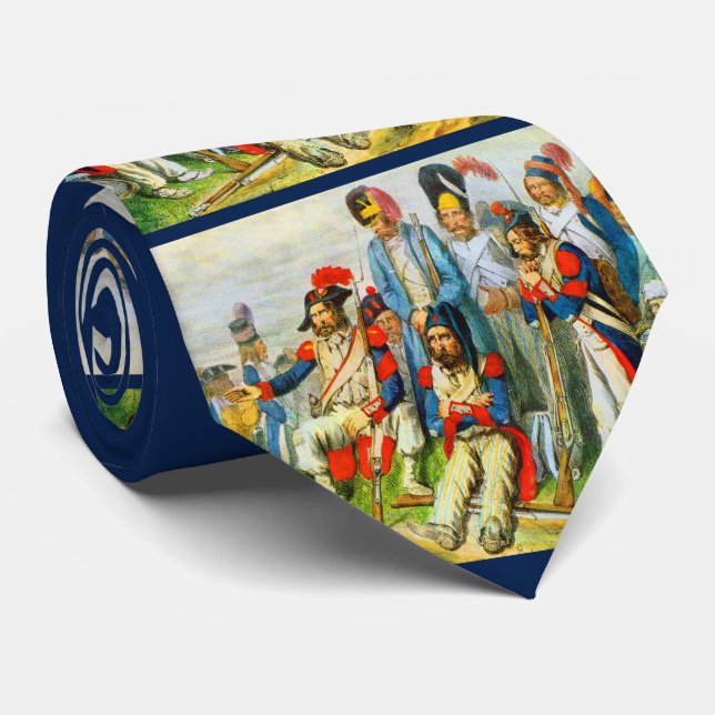 cirka 1796 Napoleons soldater  Slips (Rullad)