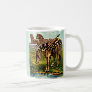 Cirka 1900 zebröders utskrift kaffemugg