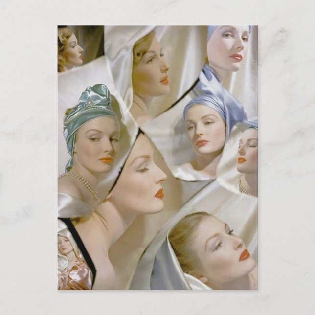 Cirka 1940 vackra kvinnor vykort (Framsida)