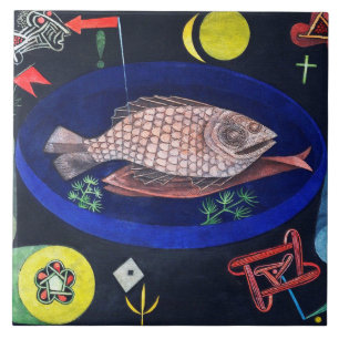 Cirka fisken, Paul Klee Kakelplatta